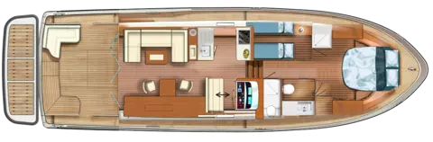 Linssen Grand Sturdy 500 Sedan layout