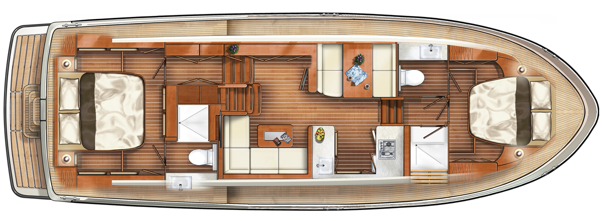 Linssen Grand Sturdy 450 AC Variotop layout 2